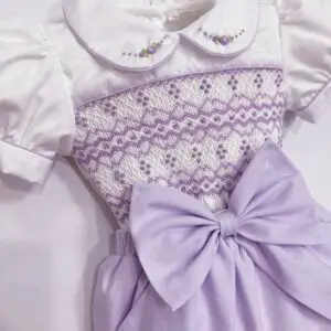 Lilac Bow Romper