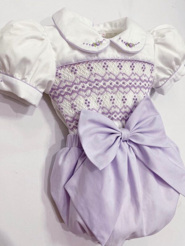 Lilac Bow Romper - Image 3