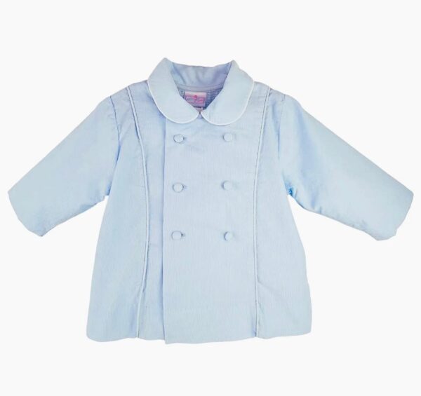 Light Blue Courdroy Coat & Hat