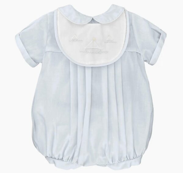 Sailboat Embroided Romper