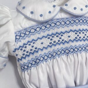 Boys Blue Smocked Suit
