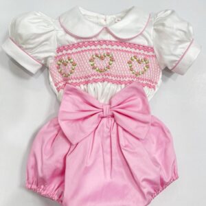 Pink Heart Romper