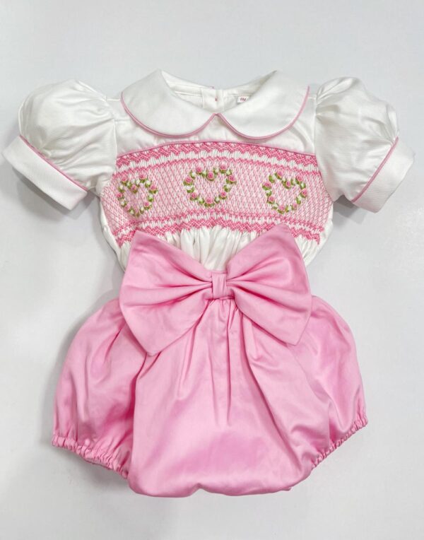 Pink Heart Romper
