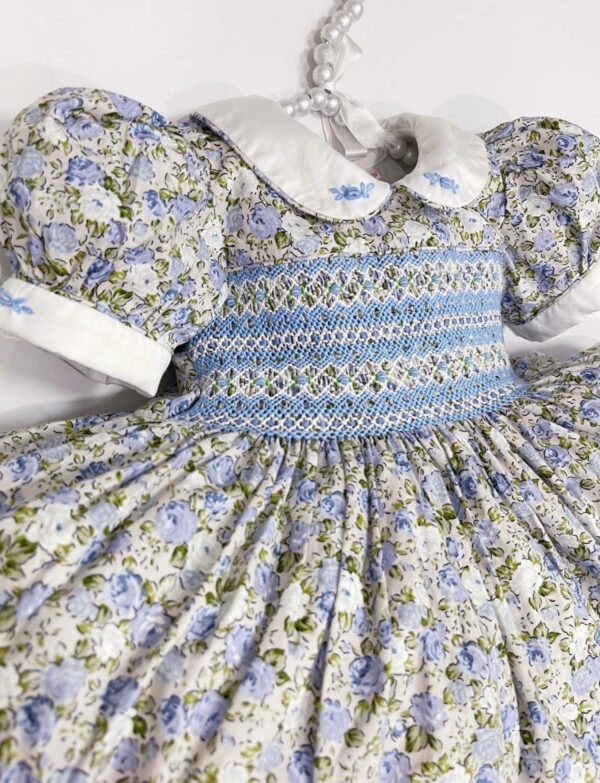 Blue Flowered Smock - Image 2