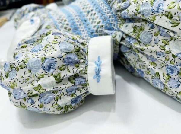 Blue Flowered Smock - Image 3