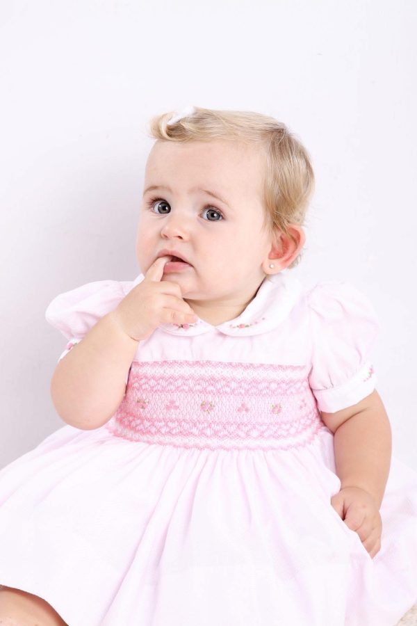 All Pink Pearl Smock