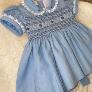 Luxury Autumn Blue Dress