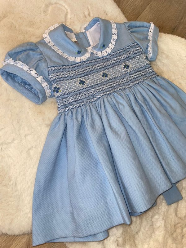 Luxury Autumn Blue Dress
