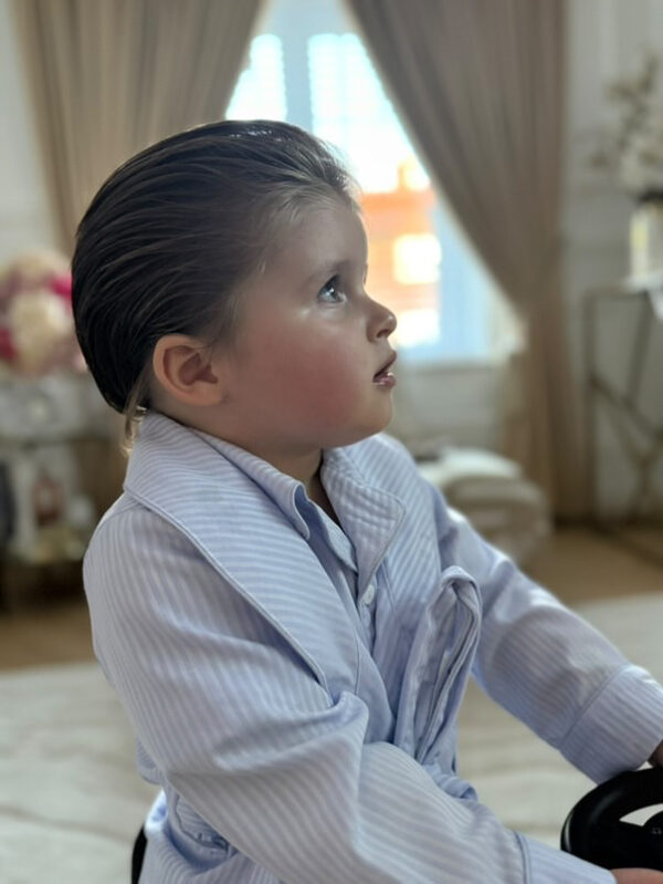 Boys Blue Pyjamas and Night Gown - Image 5