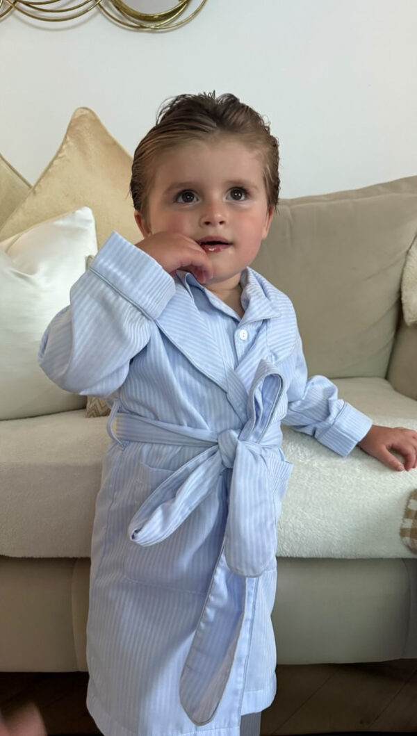 Boys Blue Pyjamas and Night Gown - Image 3