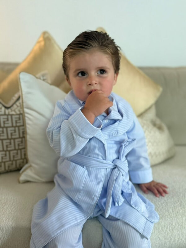Boys Blue Pyjamas and Night Gown