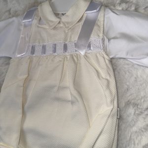 Buttercream Long Sleeve Spanish Romper