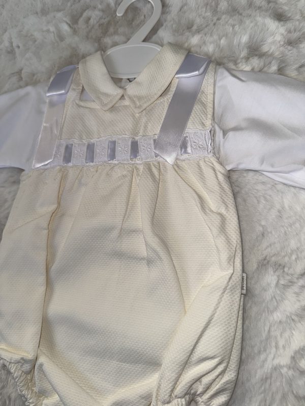 Buttercream Long Sleeve Spanish Romper