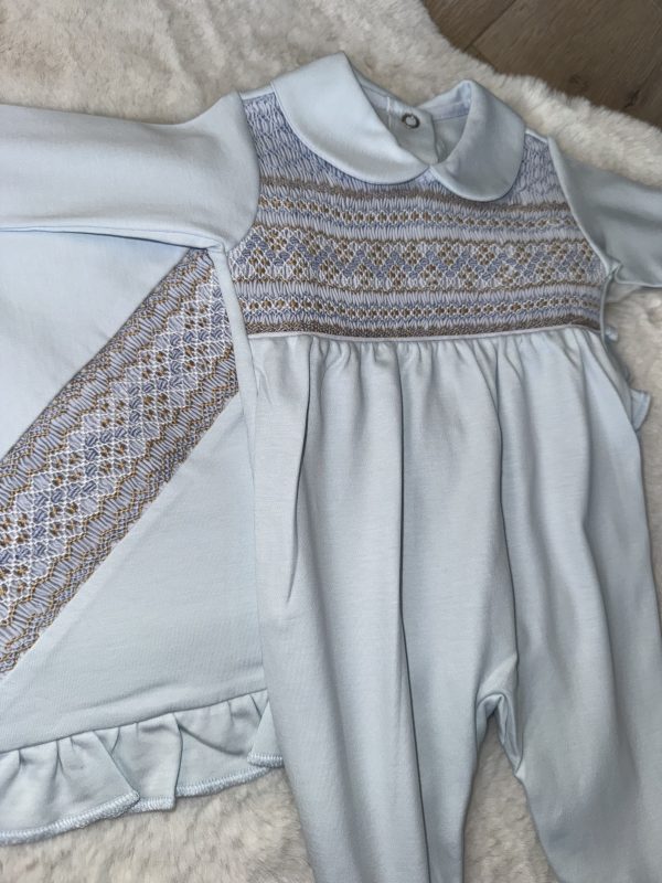 Blue & Tan Pima Cotton Set - Image 2