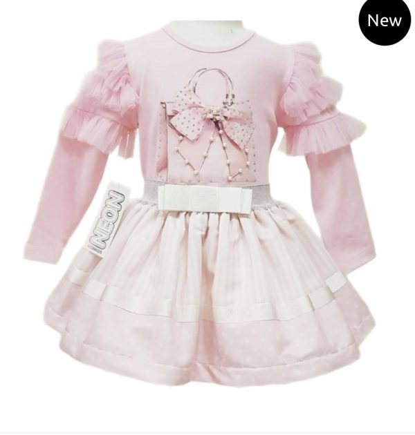 Girls Pink Skirt & Top