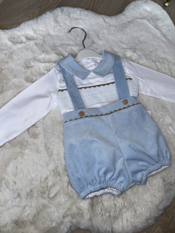 Blue Dungaree Style Smock