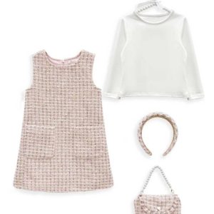Tweed Pink 4 Peice Set