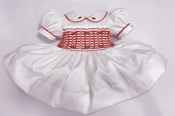 White & Red Dress