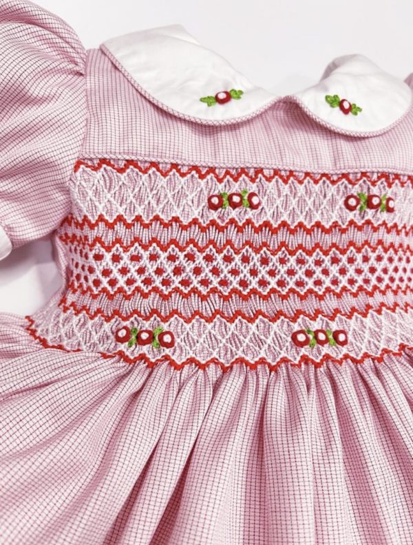 Red/Pink Check Dress - Image 3