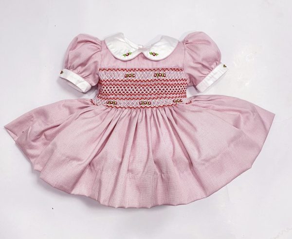 Red/Pink Check Dress - Image 2