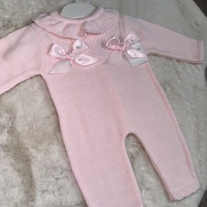 Pink Knitted All In One