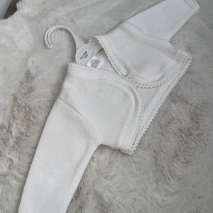 Girls Cream Balero Cardigan