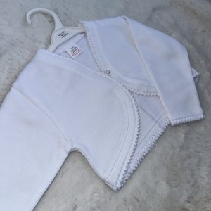 Girls White Balero Cardigan