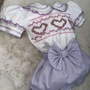 Heart Skirted Romper