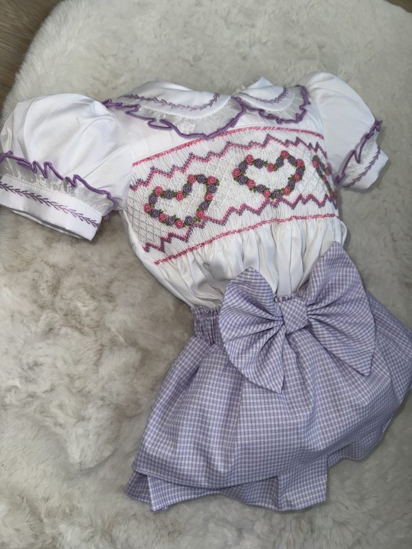 Heart Skirted Romper