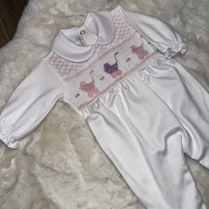 Pima Cotton Doll Pram Baby Grow