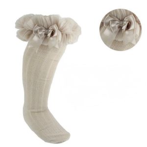 Tan Tutu Socks