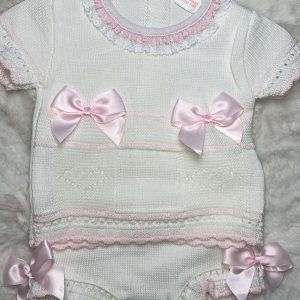 Lilly Knitted Bow Set