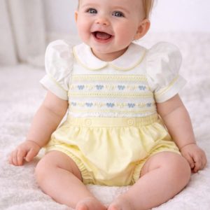 Lemon Smocked Suit