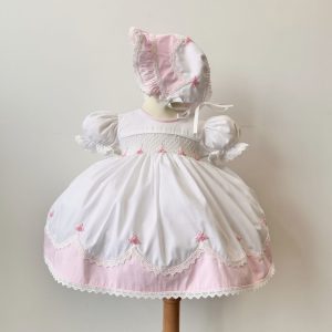 Roses Dress & Bonnett