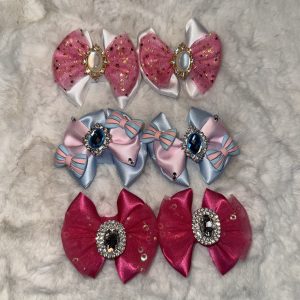 Piggie Set of Bows - Pinks