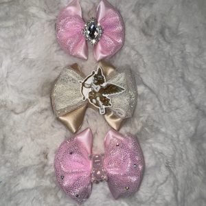 Single Clip Glitz Bow