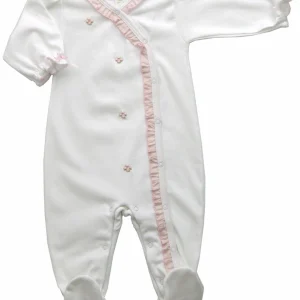Brielle Pima Cotton Baby Grow & Bib
