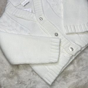 Boys White Cardigan