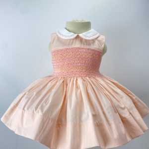 Peach Pink Sleeveless Dress