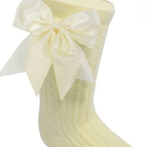 Lemon Bow Socks
