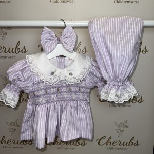 Stripe Lilac Pyjamas