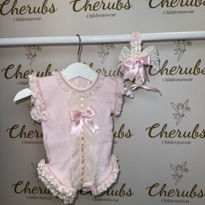 Ela Confeccion Pink Knit Set