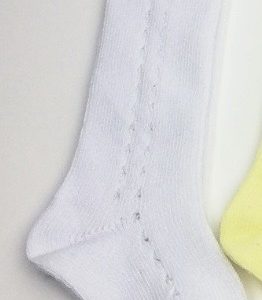 Boys White Beau Kid Socks