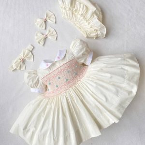 Cream Pearl Dress