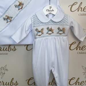 Rocking Horse Babygrow & Blanket Set