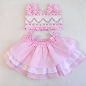 Hallie Pink Two Piece