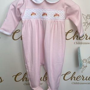Croissant Smocked Babygrow