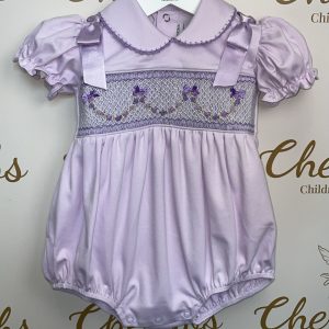 Lilac Bubble Romper