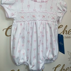 Amelia Smocked Bubble Romper