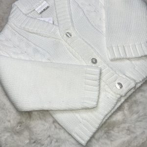 Boys Cream Cardigan